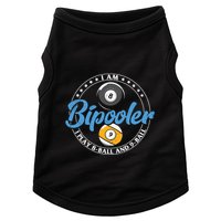 Father's Day I'm Bipooler Pi Player 8 Bal And 9 Ball Gift For Dad Doggie Tank