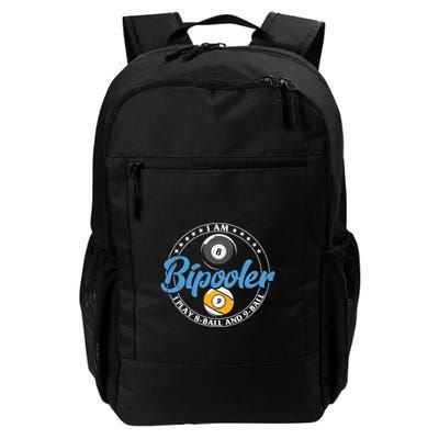 Father's Day I'm Bipooler Pi Player 8 Bal And 9 Ball Gift For Dad Backpack