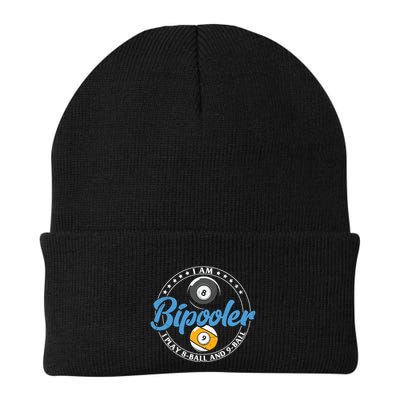 Father's Day I'm Bipooler Pi Player 8 Bal And 9 Ball Gift For Dad Beanie