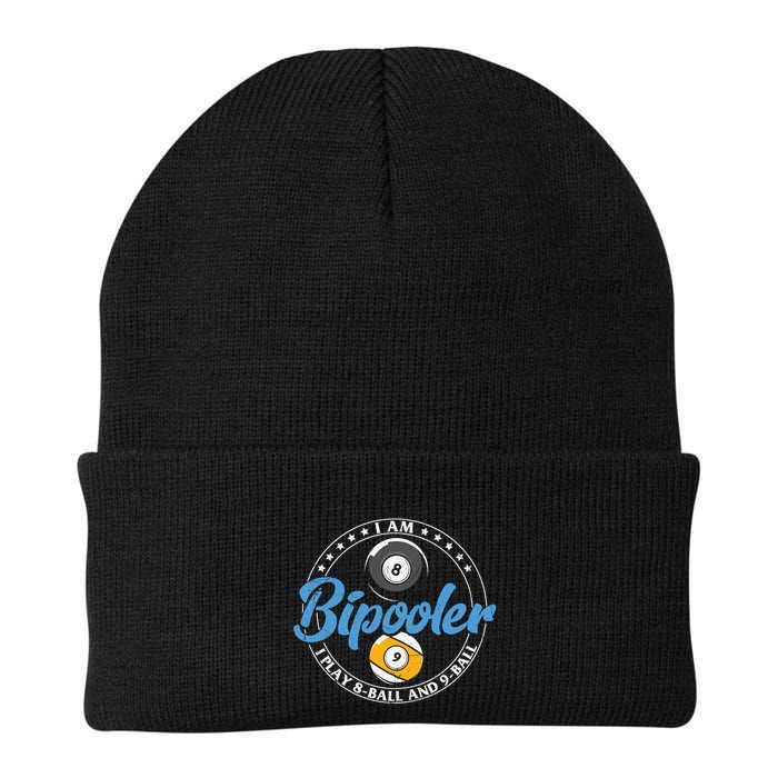 Father's Day I'm Bipooler Pi Player 8 Bal And 9 Ball Gift For Dad Beanie