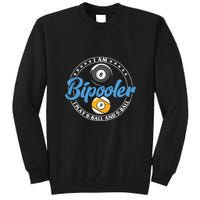 Father's Day I'm Bipooler Pi Player 8 Bal And 9 Ball Gift For Dad Tall Sweatshirt