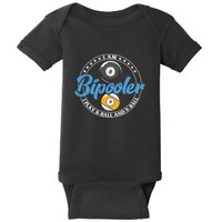 Father's Day I'm Bipooler Pi Player 8 Bal And 9 Ball Gift For Dad Baby Bodysuit