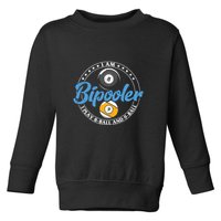 Father's Day I'm Bipooler Pi Player 8 Bal And 9 Ball Gift For Dad Toddler Sweatshirt