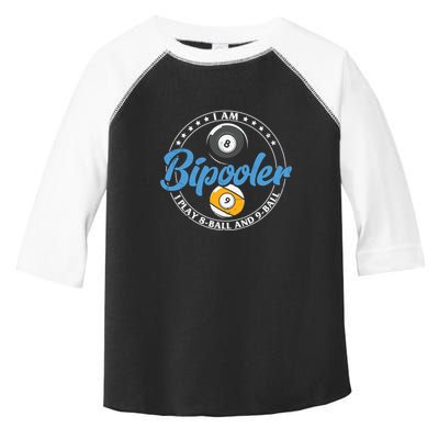 Father's Day I'm Bipooler Pi Player 8 Bal And 9 Ball Gift For Dad Toddler Fine Jersey T-Shirt