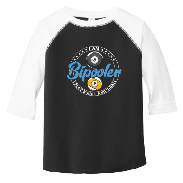 Father's Day I'm Bipooler Pi Player 8 Bal And 9 Ball Gift For Dad Toddler Fine Jersey T-Shirt