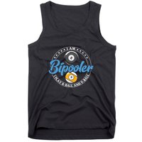 Father's Day I'm Bipooler Pi Player 8 Bal And 9 Ball Gift For Dad Tank Top