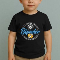 Father's Day I'm Bipooler Pi Player 8 Bal And 9 Ball Gift For Dad Toddler T-Shirt