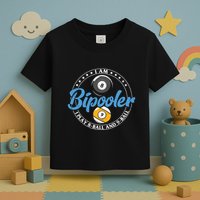 Father's Day I'm Bipooler Pi Player 8 Bal And 9 Ball Gift For Dad Toddler T-Shirt