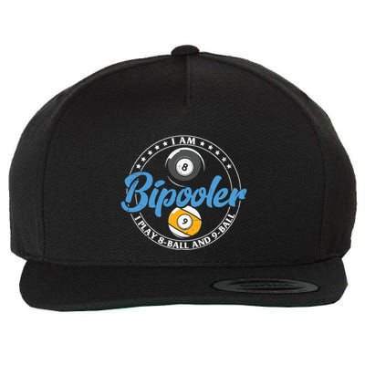 Father's Day I'm Bipooler Pi Player 8 Bal And 9 Ball Gift For Dad Wool Snapback Cap