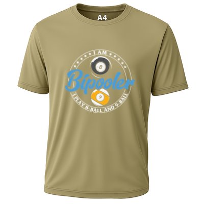 Father's Day I'm Bipooler Pi Player 8 Bal And 9 Ball Gift For Dad Performance Shirt