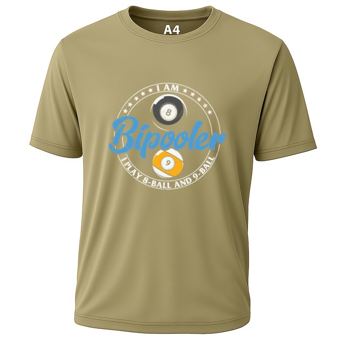 Father's Day I'm Bipooler Pi Player 8 Bal And 9 Ball Gift For Dad Performance Shirt