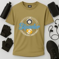 Father's Day I'm Bipooler Pi Player 8 Bal And 9 Ball Gift For Dad Performance Shirt