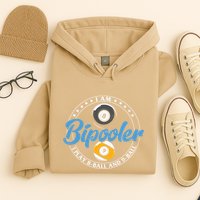 Father's Day I'm Bipooler Pi Player 8 Bal And 9 Ball Gift For Dad Hoodie