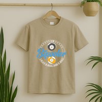 Father's Day I'm Bipooler Pi Player 8 Bal And 9 Ball Gift For Dad T-Shirt
