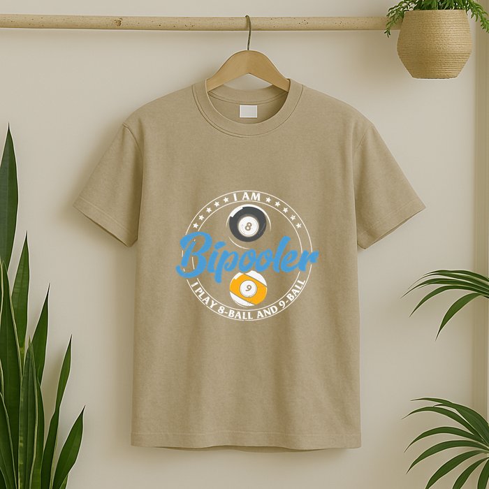 Father's Day I'm Bipooler Pi Player 8 Bal And 9 Ball Gift For Dad T-Shirt