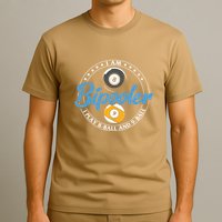 Father's Day I'm Bipooler Pi Player 8 Bal And 9 Ball Gift For Dad T-Shirt