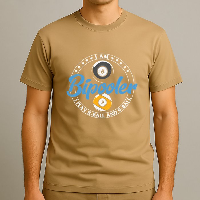 Father's Day I'm Bipooler Pi Player 8 Bal And 9 Ball Gift For Dad T-Shirt