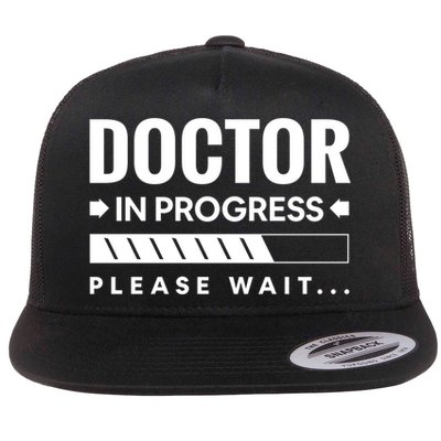 Funny Doctor In Progress Medical Students Funny Gift Flatbill Hat