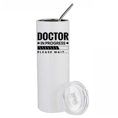 Funny Doctor In Progress Medical Students Funny Gift Stainless Steel Tumbler