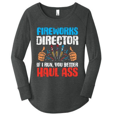 Fireworks Director If I Run Women's Perfect Tri Tunic Long Sleeve Shirt