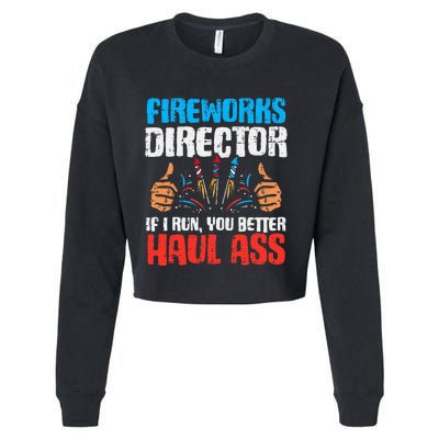 Fireworks Director If I Run Cropped Pullover Crew