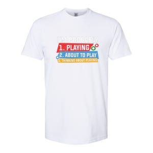 Father's Day I'm Probably Playing About To Play Billiards Gift For Dad Softstyle CVC T-Shirt