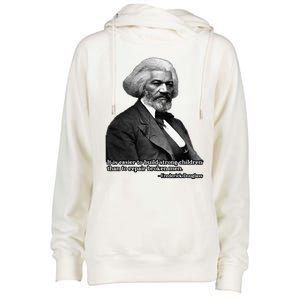 Frederick Douglass Inspirational Quote Black History Month Womens Funnel Neck Pullover Hood