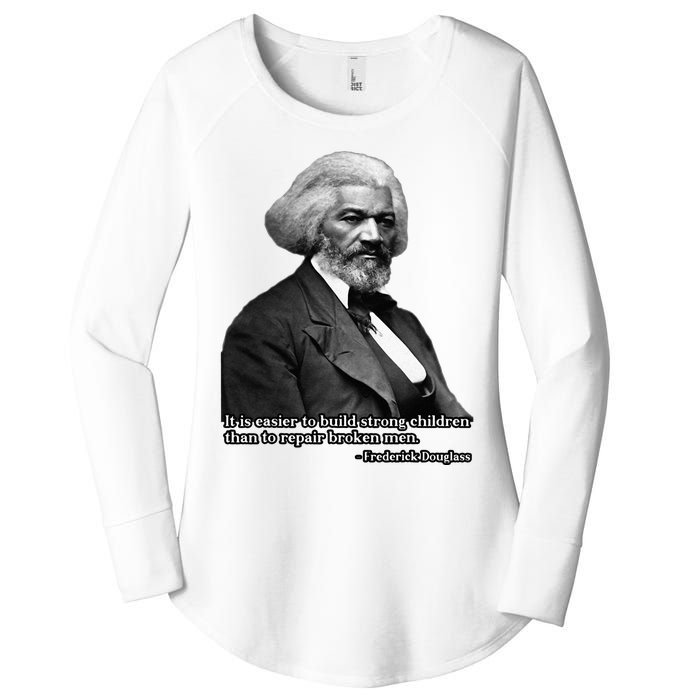 Frederick Douglass Inspirational Quote Black History Month Women's Perfect Tri Tunic Long Sleeve Shirt