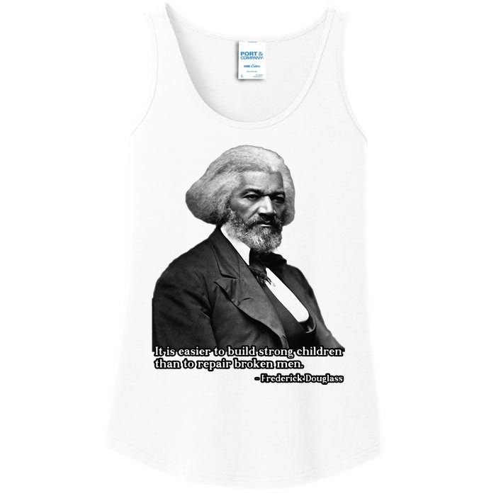 Frederick Douglass Inspirational Quote Black History Month Ladies Essential Tank