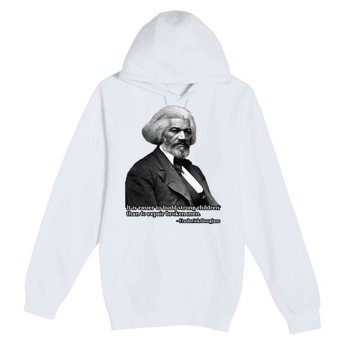 Frederick Douglass Inspirational Quote Black History Month Premium Pullover Hoodie