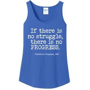 Frederick Douglass Inspirational Quote Cool Gift Black History Month Gift Ladies Essential Tank