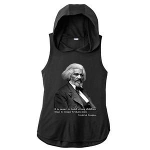 Frederick Douglass Inspirational Quote Black History Month Funny Gift Ladies PosiCharge Tri-Blend Wicking Draft Hoodie Tank