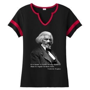 Frederick Douglass Inspirational Quote Black History Month Funny Gift Ladies Halftime Notch Neck Tee