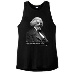 Frederick Douglass Inspirational Quote Black History Month Funny Gift Ladies PosiCharge Tri-Blend Wicking Tank