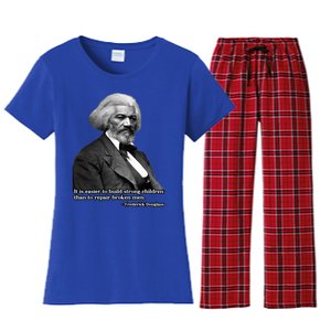 Frederick Douglass Inspirational Quote Black History Month Funny Gift Women's Flannel Pajama Set