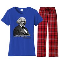 Frederick Douglass Inspirational Quote Black History Month Funny Gift Women's Flannel Pajama Set