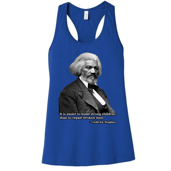 Frederick Douglass Inspirational Quote Black History Month Funny Gift Women's Racerback Tank