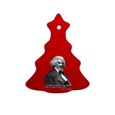 Frederick Douglass Inspirational Quote Black History Month Funny Gift Ceramic Tree Ornament