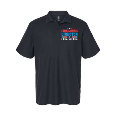 Fireworks Director I Run You Run 4th Of July Independence Softstyle Adult Sport Polo