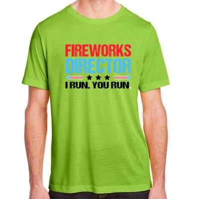 Fireworks Director I Run You Run Adult ChromaSoft Performance T-Shirt