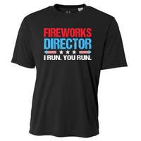 Fireworks Director I Run You Run Cooling Performance Crew T-Shirt