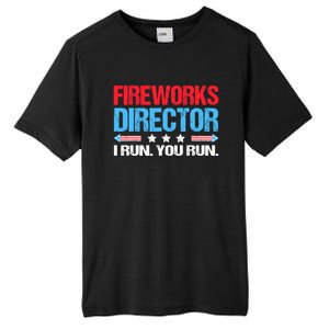 Fireworks Director I Run You Run Tall Fusion ChromaSoft Performance T-Shirt