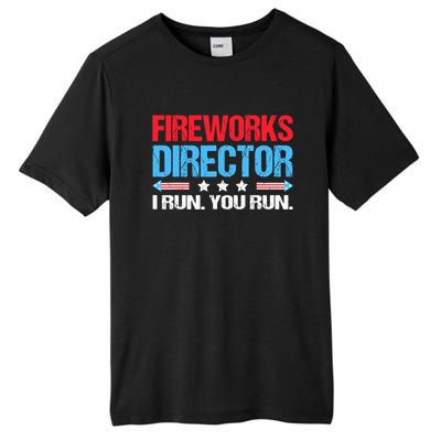 Fireworks Director I Run You Run Tall Fusion ChromaSoft Performance T-Shirt