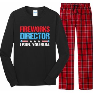 Fireworks Director I Run You Run Long Sleeve Pajama Set