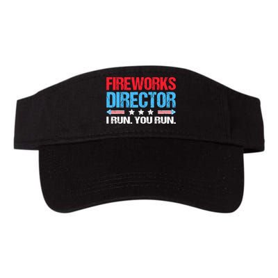 Fireworks Director I Run You Run Visor