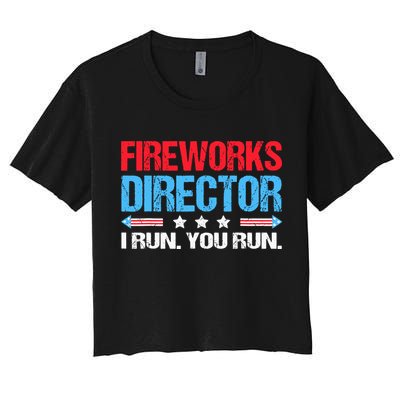 Fireworks Director I Run You Run Crop Top