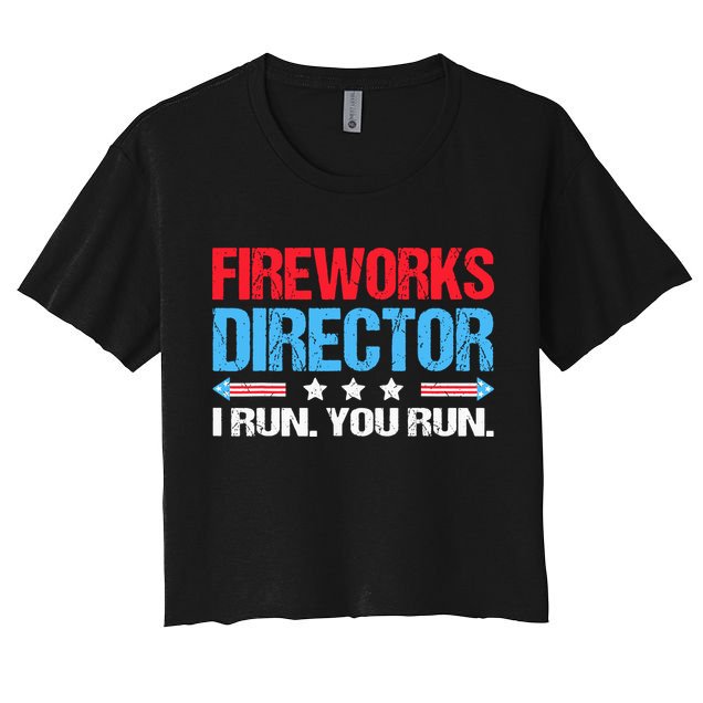 Fireworks Director I Run You Run Crop Top