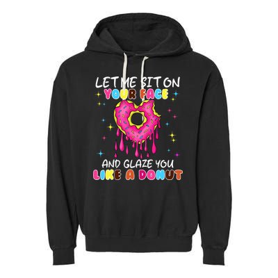 Funny Donut Inappropriate For Adult Humor Garment-Dyed Fleece Hoodie