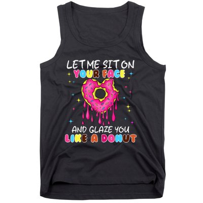 Funny Donut Inappropriate For Adult Humor Tank Top