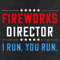 Fireworks Director I Run You Run Garment-Dyed Fleece Hoodie
